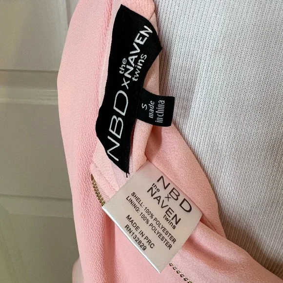 REVOLVE NBD x Naven Pink Chromat Fit & Flare Mini Dress - Picture 6 of 6